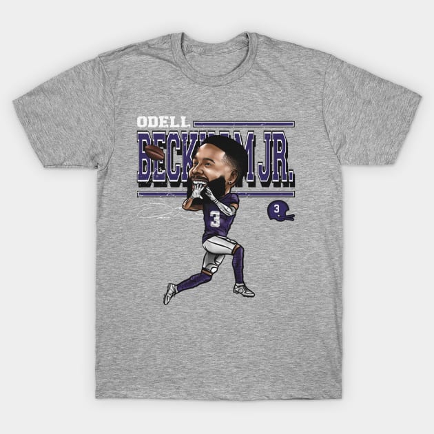 Odell Beckham Jr. Baltimore Cartoon T-Shirt by danlintonpro